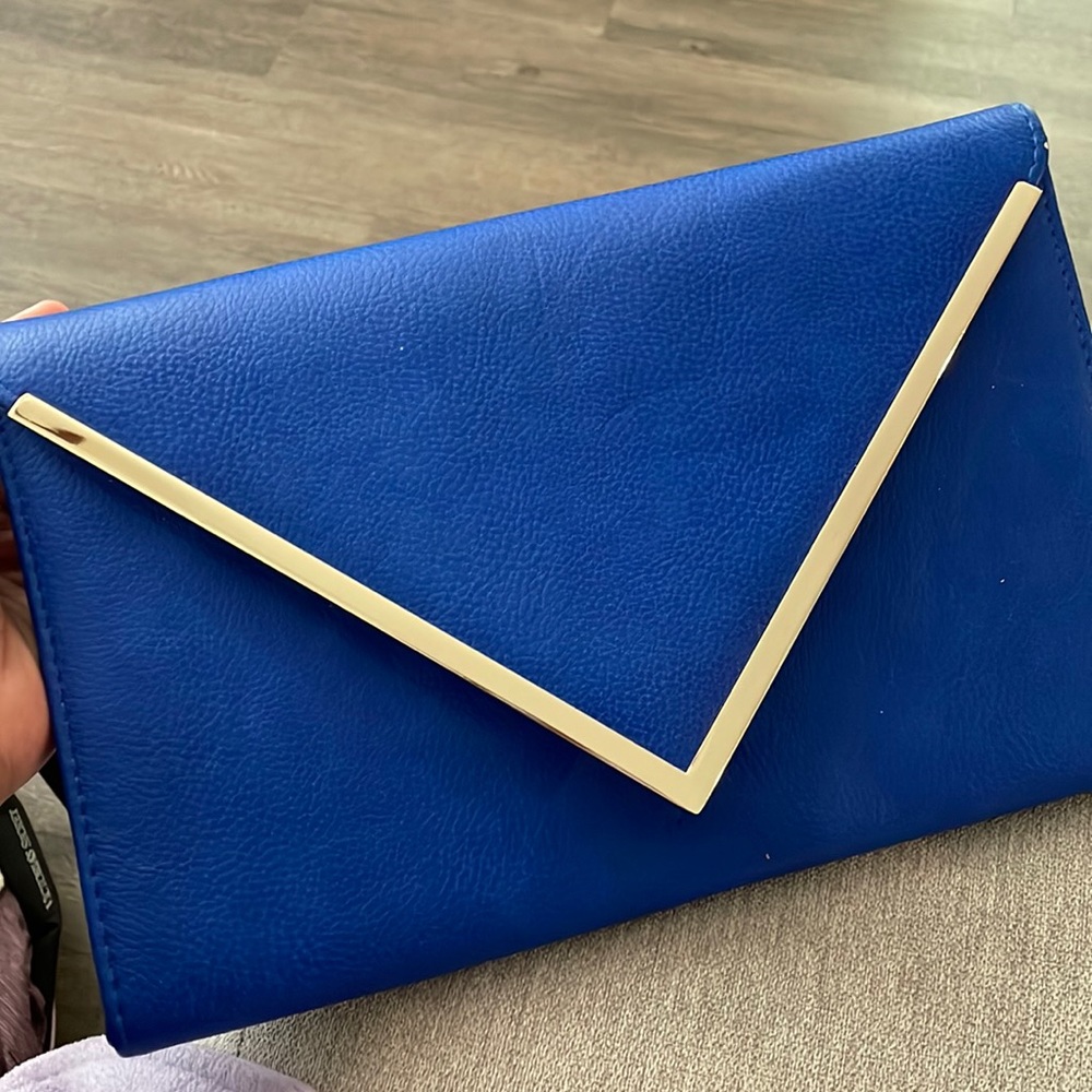Blue Clutch Purse